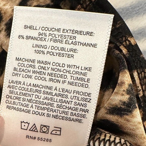 Express animal leopard cheetah print jumpsuit - Picture 3 of 8